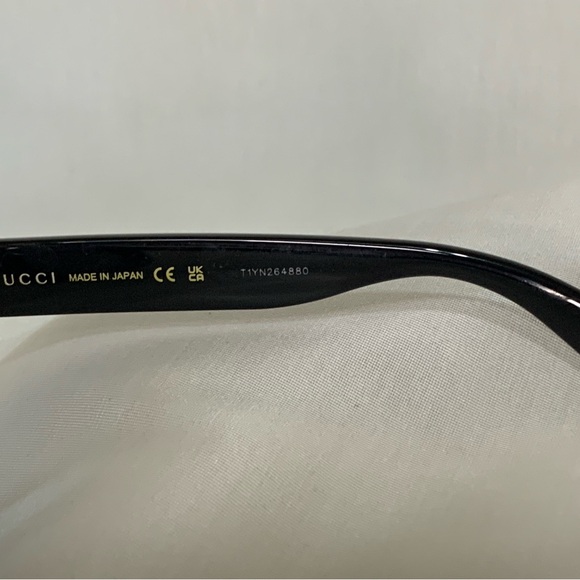 NEW GUCCI SUNGLASSES GG 0036SN 001 BLACK/GRAY 54MM AUTHENTIC 0036 - Picture 2 of 5